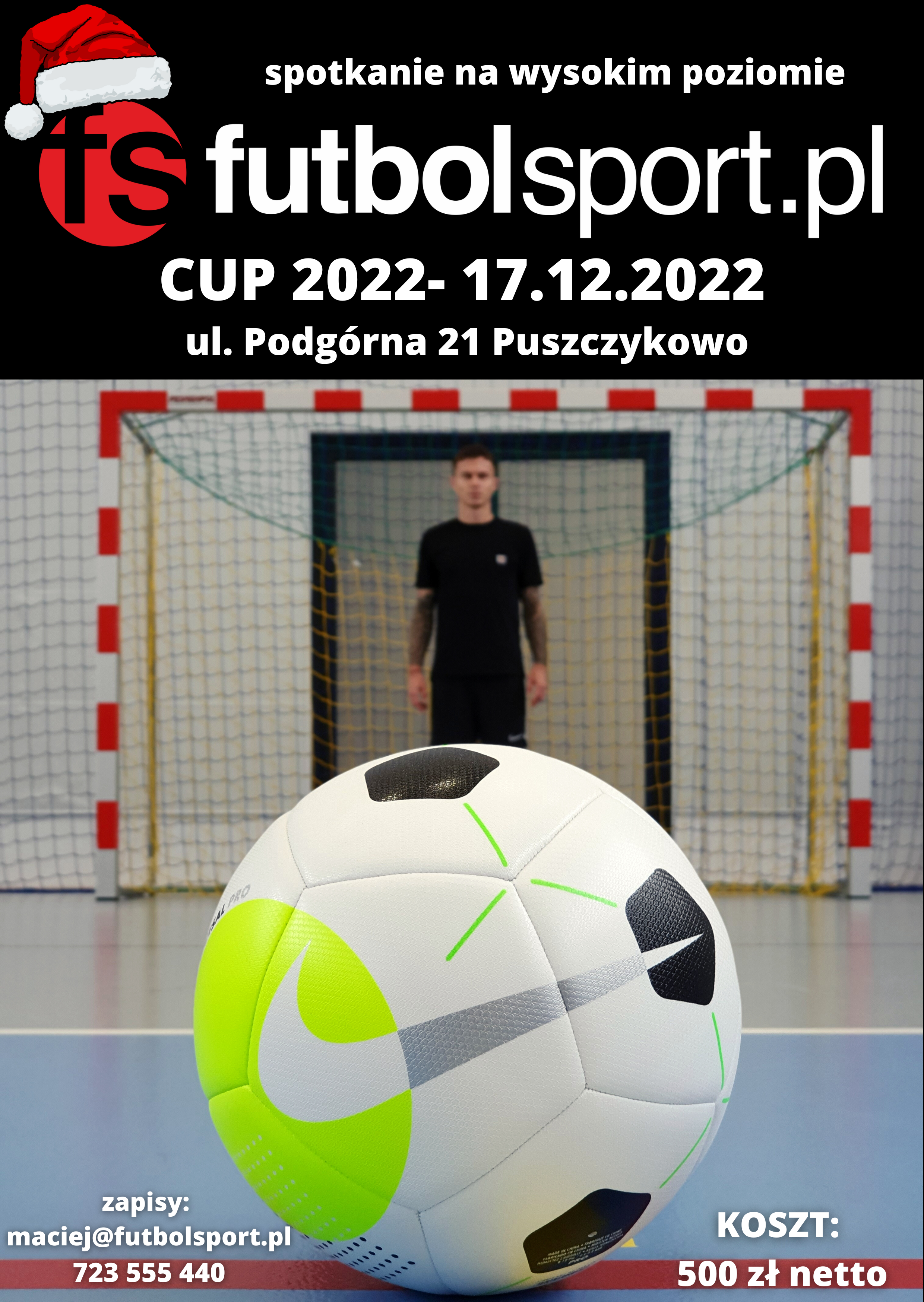 Podział na grupy i terminarz Świątecznego Turnieju futbolsport.pl Cup 2022
